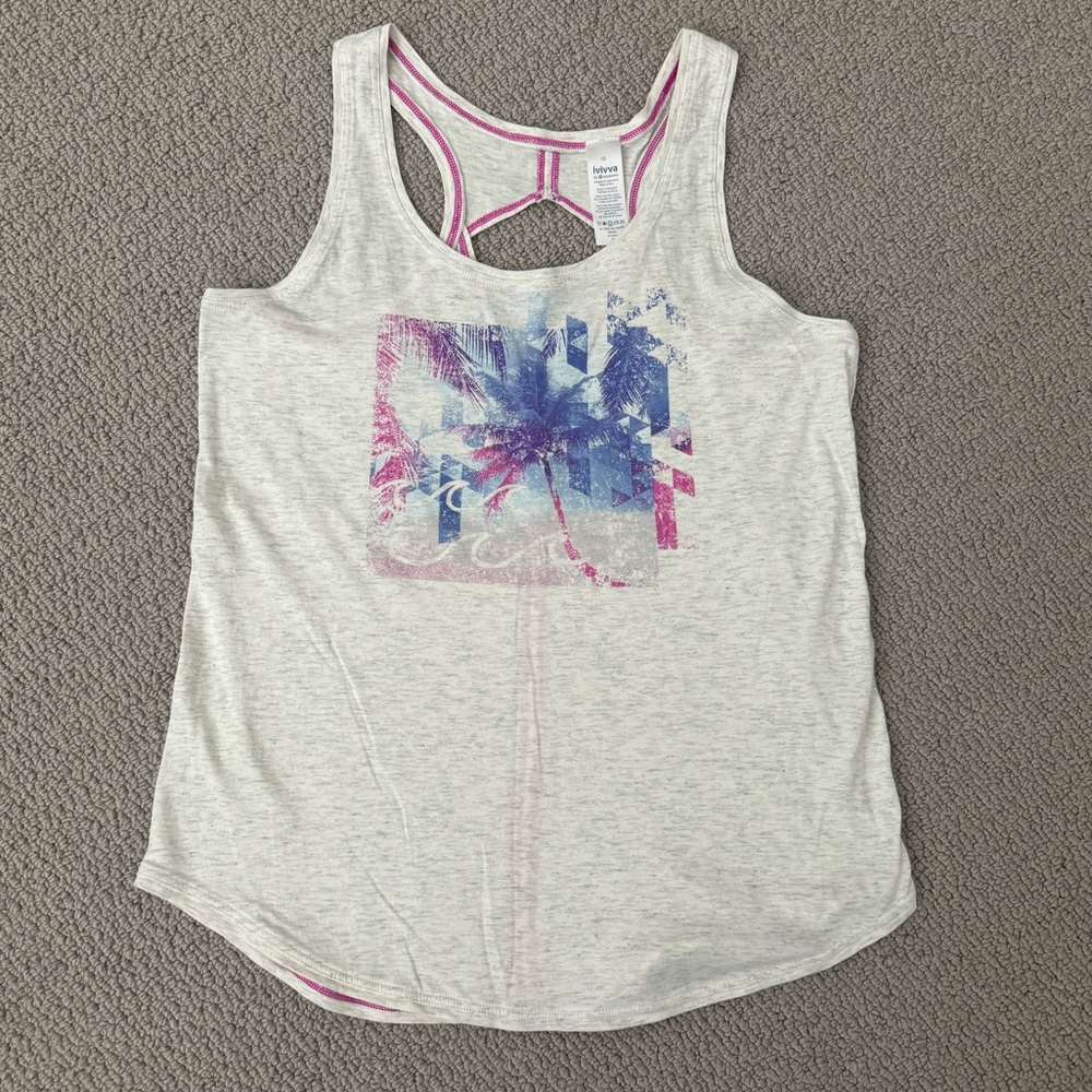 Ivivva by Lululemon Keyhole Tank Top, Size 10